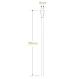 8mm Individually Wrapped Spoon Straw - Cafe Supply