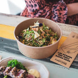 1,300ml Extra Large Kraft BioBowl - Cafe Supply