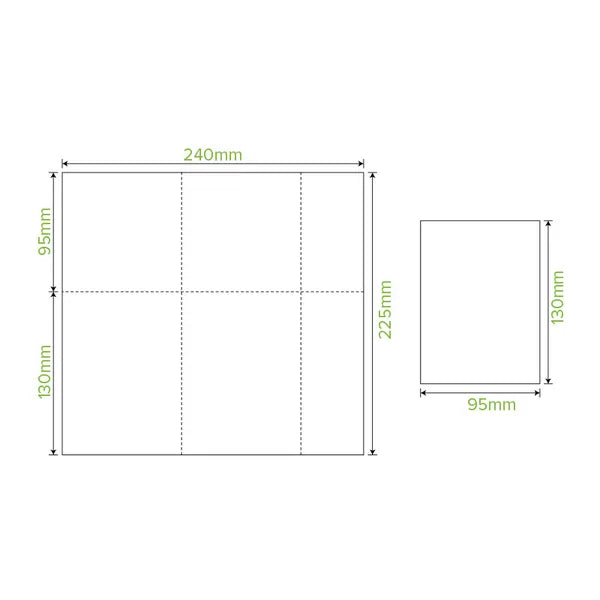 D-Fold Compact 1-Ply Natural Dispenser BioNapkin - Cafe Supply