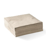 2-Ply 1/4 Fold Natural Corner Embossed Dinner BioNapkin - Cafe Supply