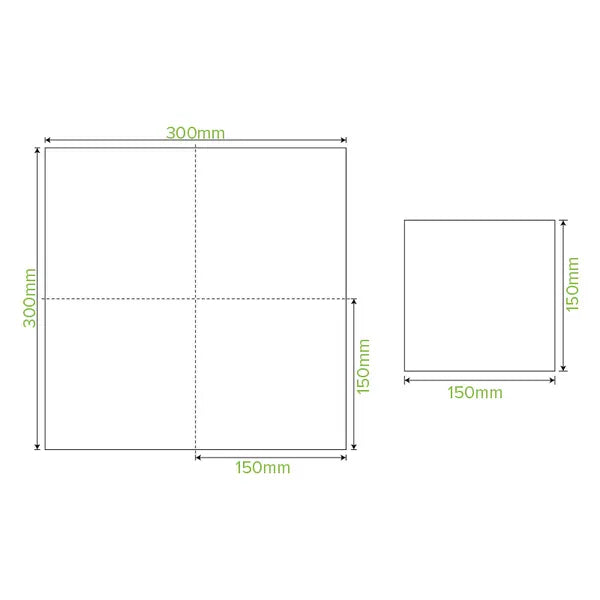 2-Ply 1/4 Fold White Lunch BioNapkin - Cafe Supply