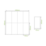1-Ply 1/8 Fold White Lunch BioNapkin - Cafe Supply