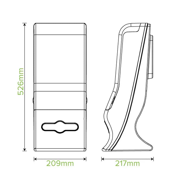 Large Single Saver BioDispenser Table Top - Cafe Supply