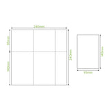 E-Fold Tall 1-Ply Natural Dispenser BioNapkin - Cafe Supply