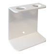 White Acrylic Wall Bracket - Double - Cafe Supply