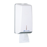 Pacific Hygiene Mini Interleaved Tissue Dispenser White - Cafe Supply