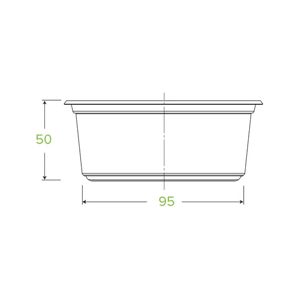 360ml Clear BioBowl - Cafe Supply