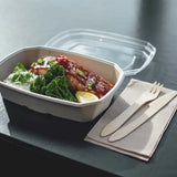 950ml Natural Plant Fibre Octa Takeaway Base - Cafe Supply