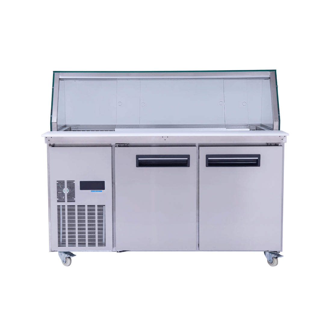 Thermaster Cold Salad & Noodle Bar 4×1/1 GN Pans – PG150FA-XG - Cafe Supply