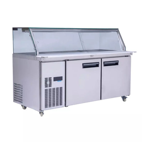 Thermaster Cold Salad & Noodle Bar 5×1/1 GN Pans – PG180FA-XG - Cafe Supply