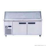 Thermaster Cold Salad & Noodle Bar 5×1/1 GN Pans – PG180FA-XG - Cafe Supply