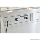 Thermaster Wet and Dry Bain Marie Display 4x1/1 GN Pans PG150FE-XG - Cafe Supply