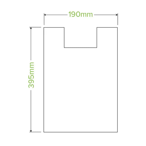 8L Bioplastic Bags With Handle - Cafe Supply