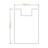 8L Bioplastic Bags With Handle - Cafe Supply