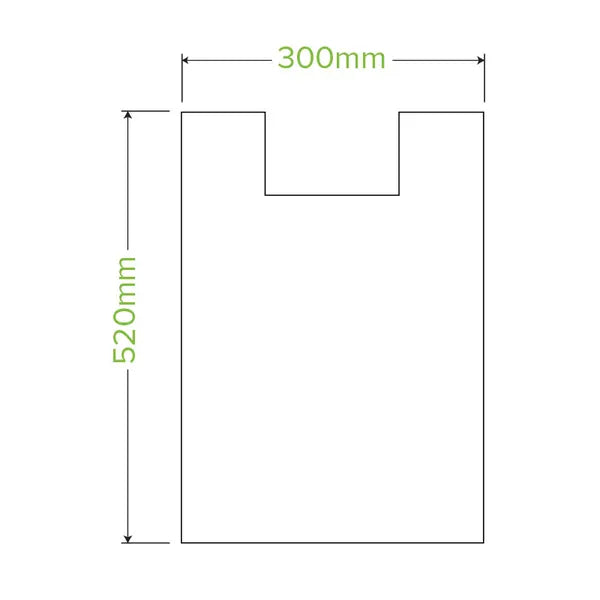 20L Bioplastic Bags With Handle - Cafe Supply