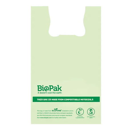 20L Bioplastic Bags With Handle - Cafe Supply