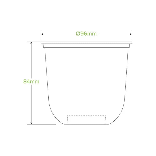 360ml Clear Tumbler Biocup - Cafe Supply