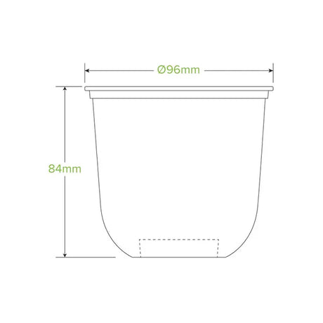 360ml Clear Tumbler Biocup - Cafe Supply