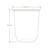 500ml Clear Tumbler BioCup - Cafe Supply