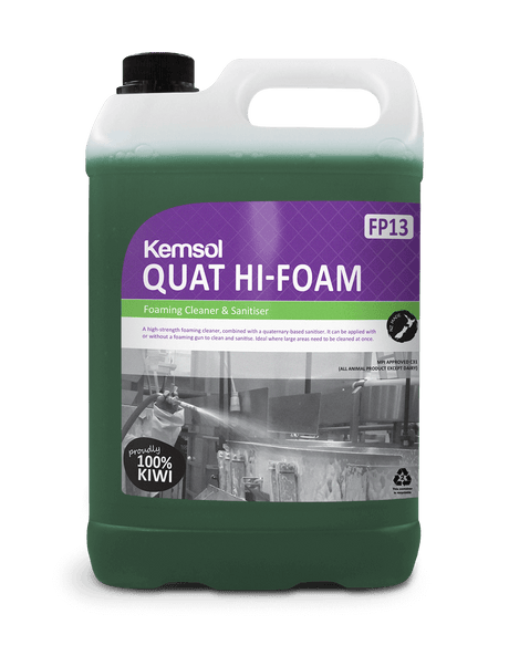 Kemsol Quat Hi Foam 5L DG8 PH14 - Cafe Supply