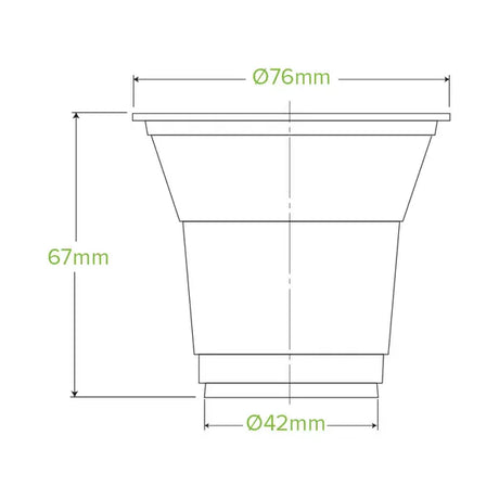 150ml Clear BioCup - Cafe Supply