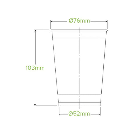 280ml Clear BioCup - Cafe Supply