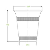 360ml Clear BioCup - Cafe Supply