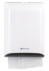 Pacific Hygiene Interfold Hand Towel Dispenser - White - Cafe Supply