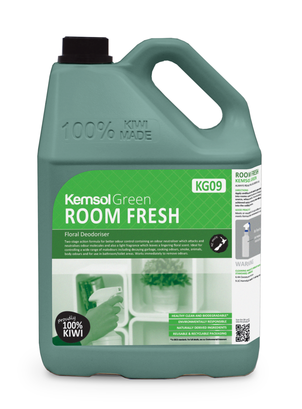 Kemsol Green Room Fresh Deodoriser 5L - Cafe Supply
