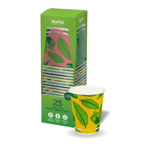 25 Pack - 12oz Cold Paper BioCup - Cafe Supply