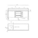 SC-6-2100L-H Cabinet with Left Sink - Cafe Supply