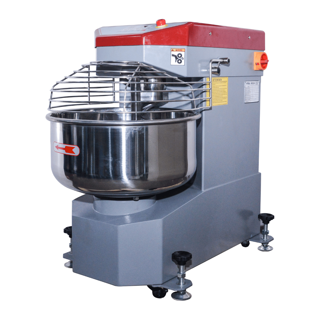 Tyron Fixed Head Heavy Duty 23L Spiral Mixer - SCP23 - Cafe Supply