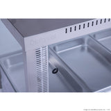 Bonvue Angled Countertop Wet and Dry Bain Marie - Cafe Supply