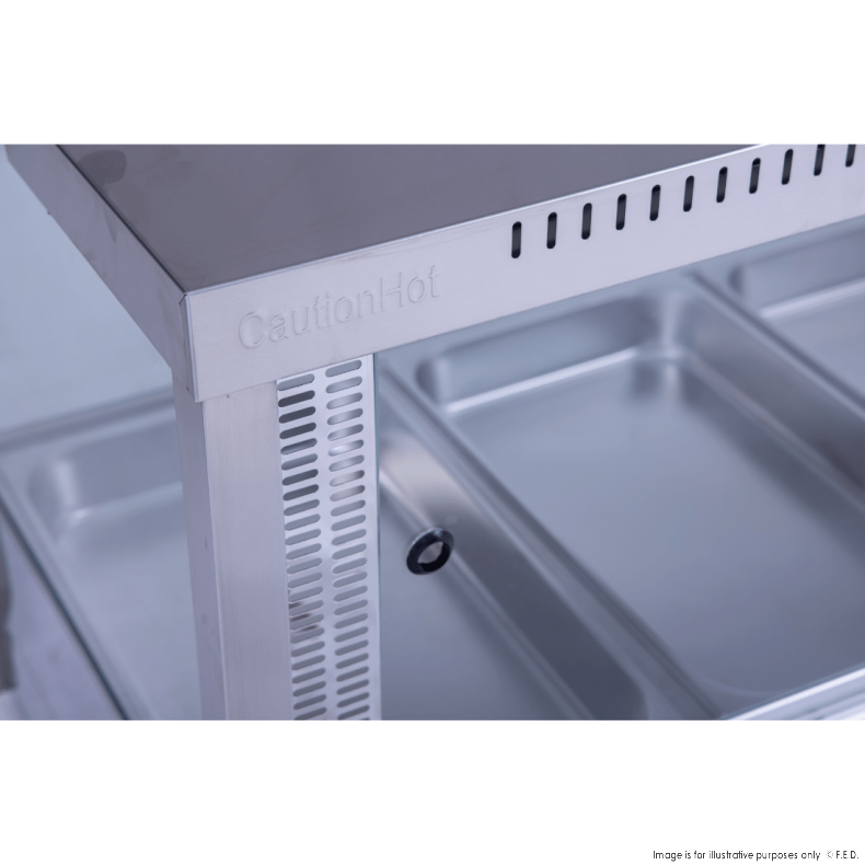 Angled Countertop Heated Bain Marie - Cafe Supply