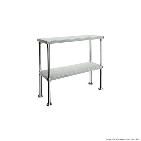 WBO2-1200 Double Tier Workbench Overshelf - Cafe Supply