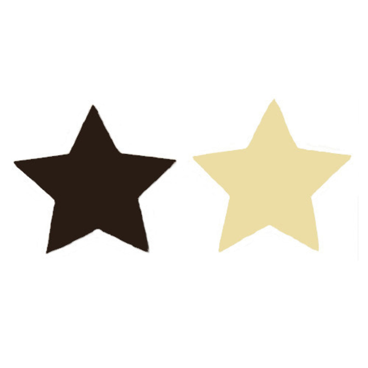 Chocolate Dark/White - "Star" 30mm (50PK) - Cafe Supply