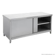 STHT6-1200-H Kitchen Tidy Pass-Thru Workbench Cabinet - Cafe Supply