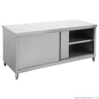 STHT6-1800-H Kitchen Tidy Pass-Thru Workbench Cabinet 1800mm - Cafe Supply