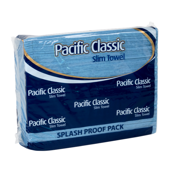 Pacific Classic Slim Towel Blue - Cafe Supply