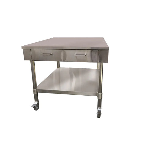 Work Bench with 2 Drawers and Under Shelf – SWBD8-2 - Cafe Supply