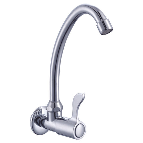 Sunmixer Wall Mounted Gooseneck Faucet with Front Handle T20139L - Cafe Supply