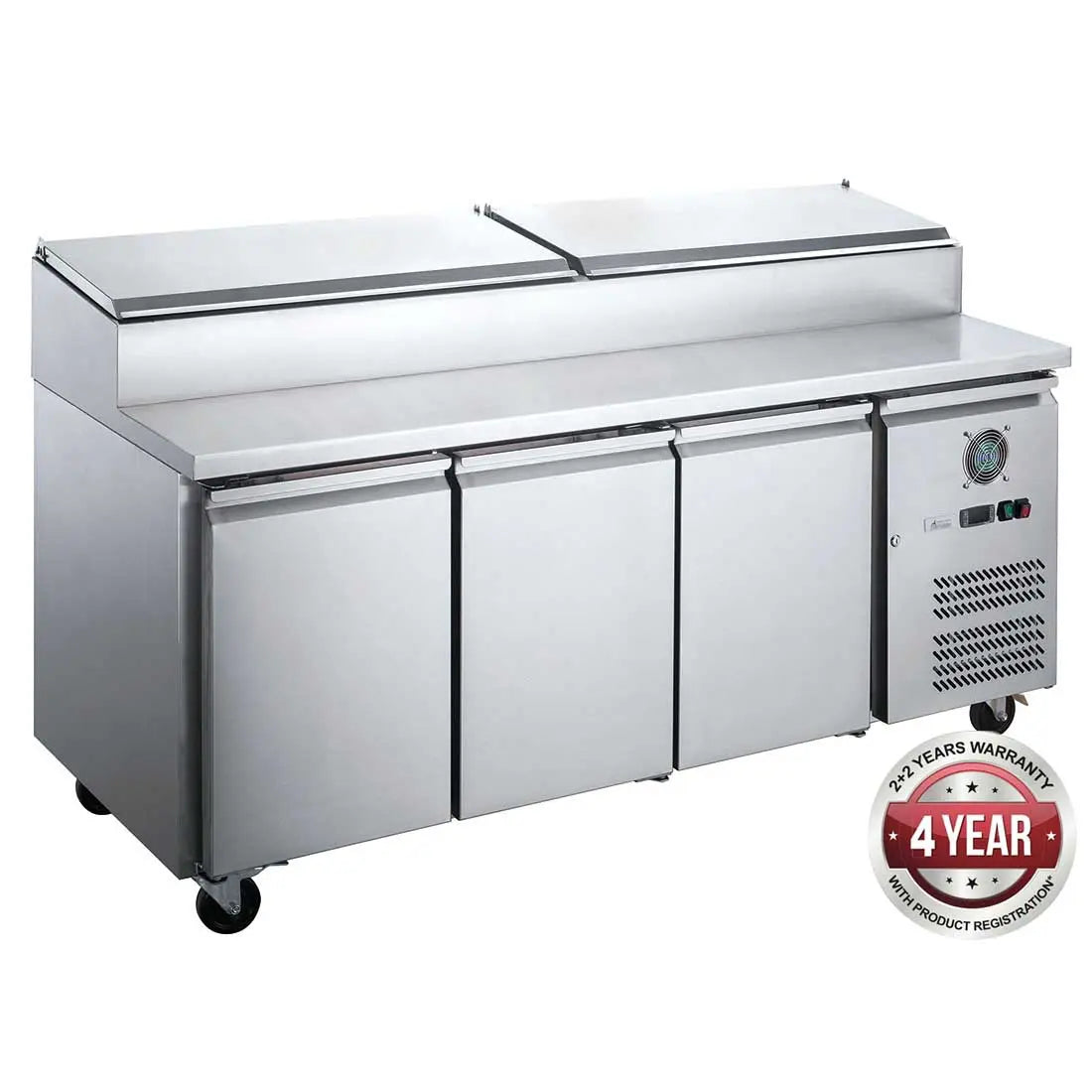 FED-X S/S Three Door Sandwich Counter – XSS8C20S3V
