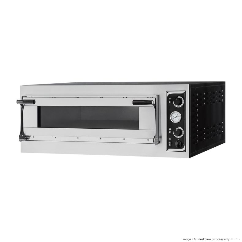 TP-2-1-SD Prisma Food Pizza Ovens Single Deck 6 x 35cm - Cafe Supply