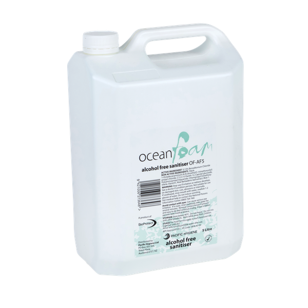 Ocean Foam Alcohol Free Hand Sanitiser 5 Litre - Cafe Supply