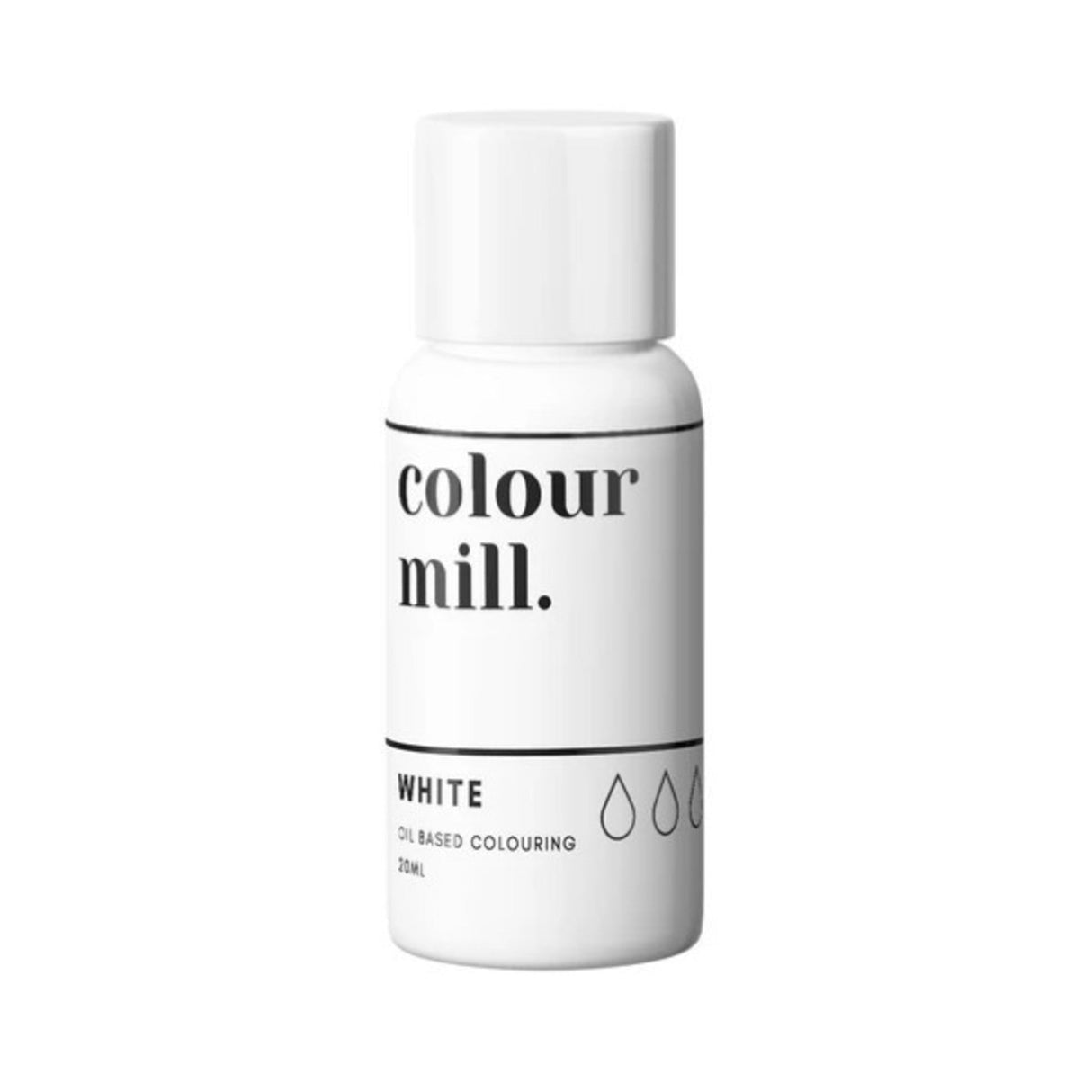 Colour Mill- Oil Based Colouring White (20ml) - Cafe Supply