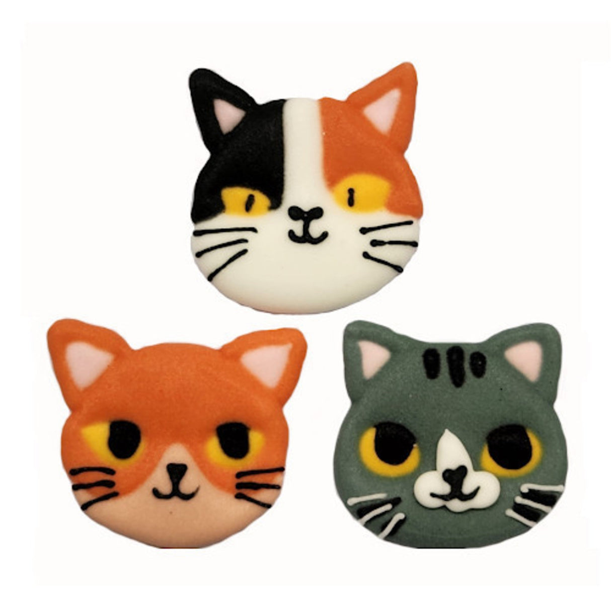 Cats Assorted 38mm cake decorating (60) - Cafe Supply