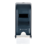 Pacific Hygiene 2 Roll Drop Down Toilet Tissue Dispenser - Smoke Blue - Cafe Supply