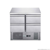 FED-X Four Drawer Compact Workbench Fridge - XGNS900-4D - Cafe Supply