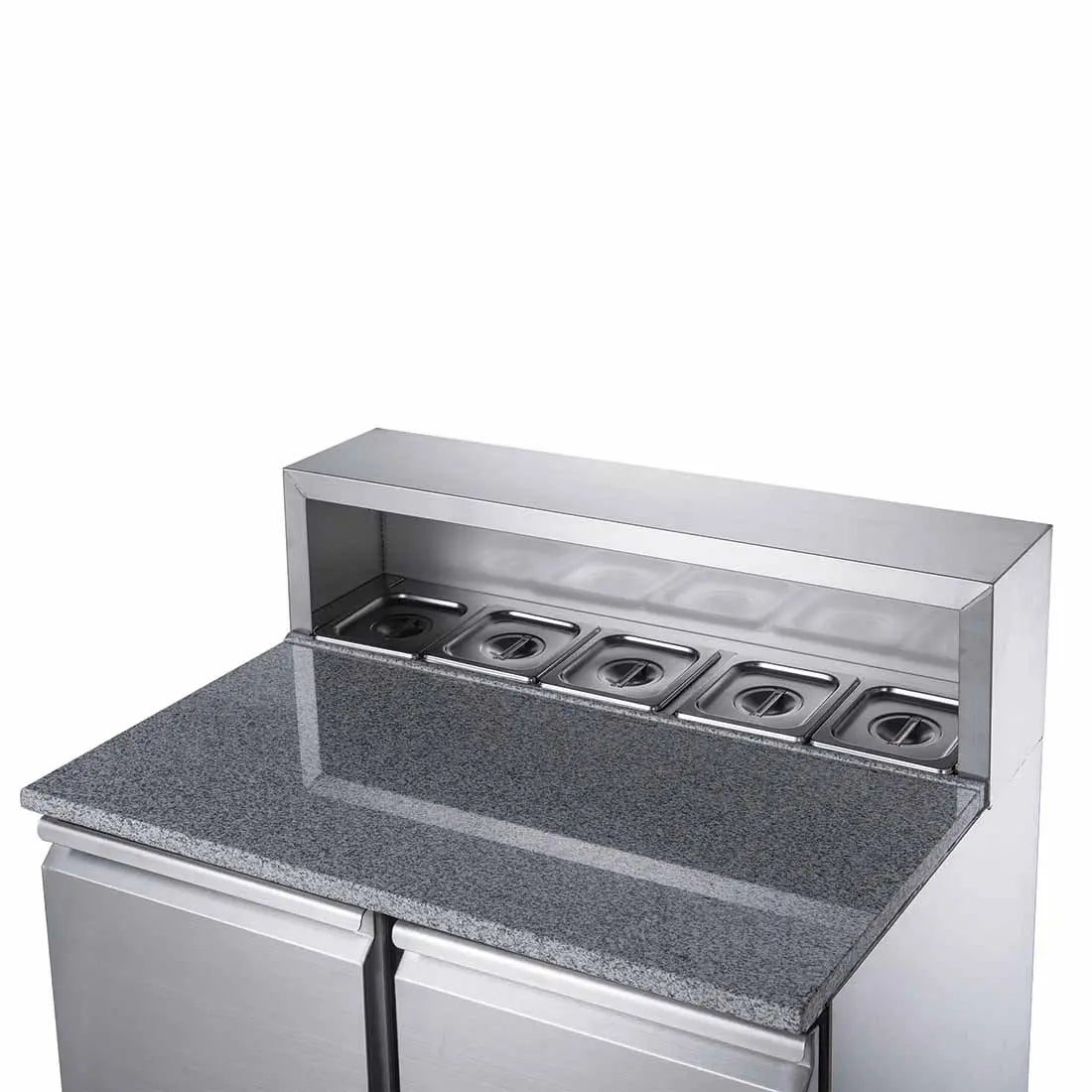 FED-X Two Door Salad Prep Fridge with Marble Top – XGNS900E