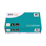 Hytec Natural Latex Gloves, Powder Free - Cafe Supply